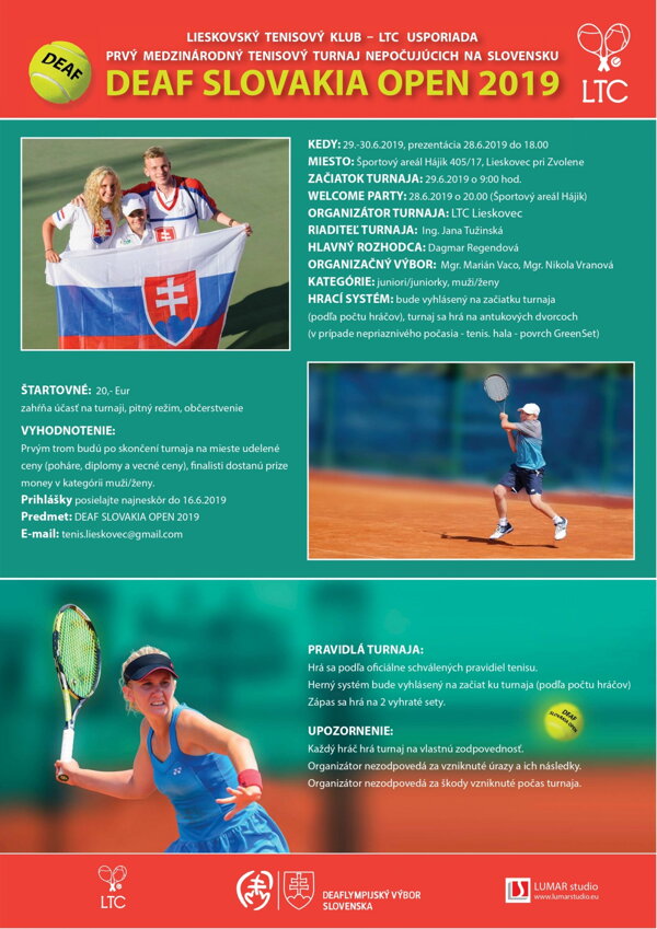 DEAF SLOVAKIA OPEN 2019